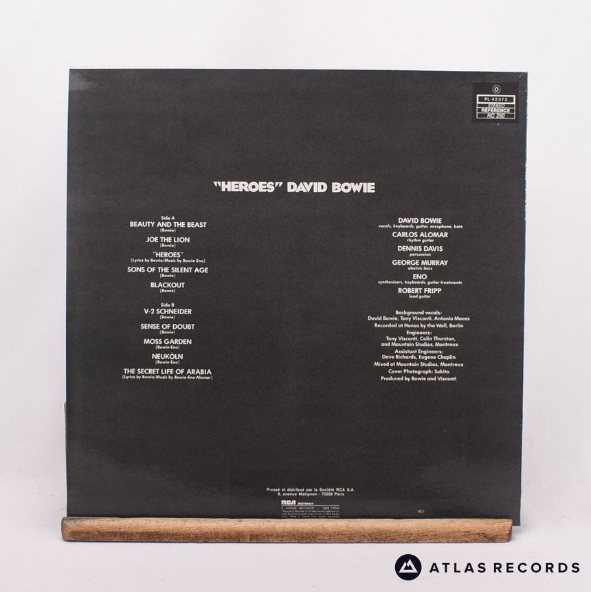 David Bowie - "Heroes" - First French Press Lyric Sheet LP Vinyl Record - EX/EX