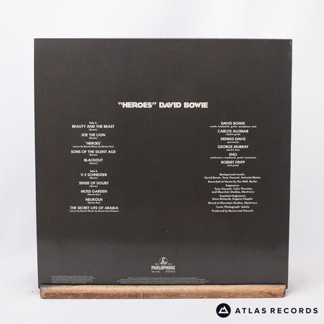 David Bowie - "Heroes" - 180G Lyric Sheet A1 B3 LP Vinyl Record - EX/VG+