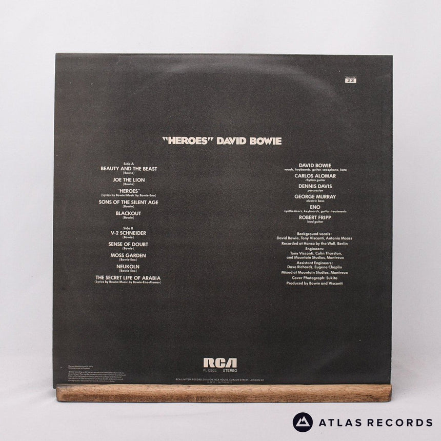 David Bowie - "Heroes" - Lyric Sheet Italy LP Vinyl Record - VG+/EX
