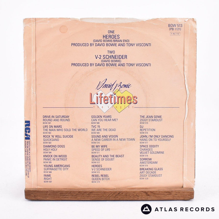 David Bowie - Heroes - Reissue 7" Vinyl Record - VG/VG+