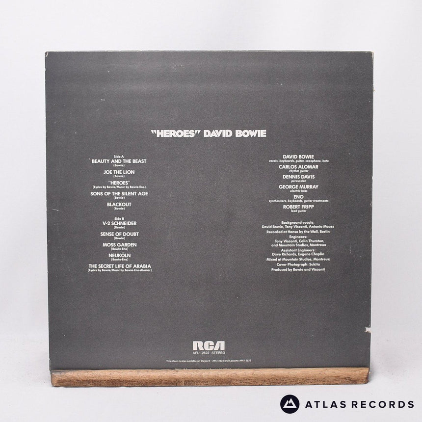 David Bowie - "Heroes" - Us A-3 B-3 LP Vinyl Record - VG+/EX