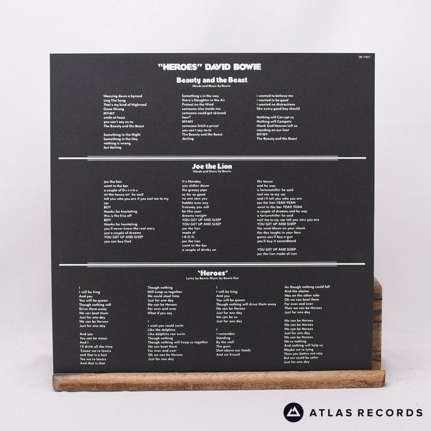 David Bowie - "Heroes" - LP Vinyl Record