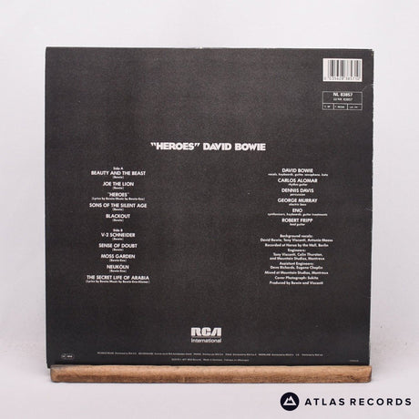 David Bowie - "Heroes" / Takeoff - Heroes - A-3 B-4 LP Vinyl Record - VG+/EX