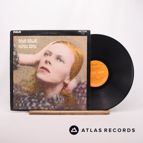 David Bowie Hunky Dory LP Vinyl Record - Front Cover & Record