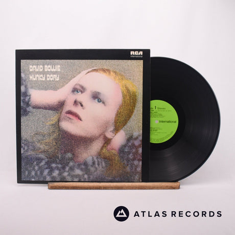 David Bowie Hunky Dory LP Vinyl Record - Front Cover & Record