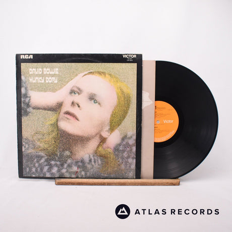 David Bowie Hunky Dory LP Vinyl Record - Front Cover & Record
