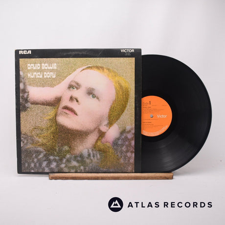 David Bowie Hunky Dory LP Vinyl Record - Front Cover & Record