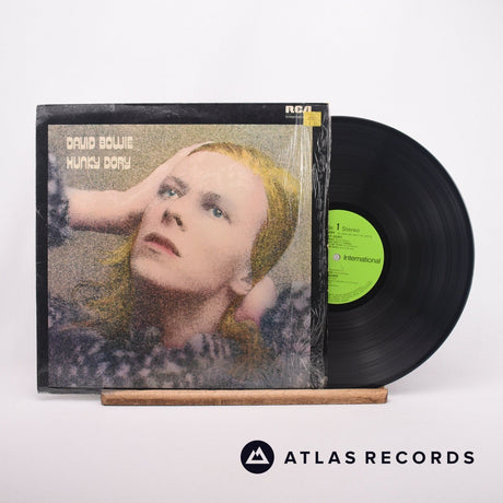 David Bowie Hunky Dory LP Vinyl Record - Front Cover & Record