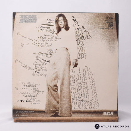 David Bowie - Hunky Dory - Lyric Sheet Repress LP Vinyl Record - VG+/VG+