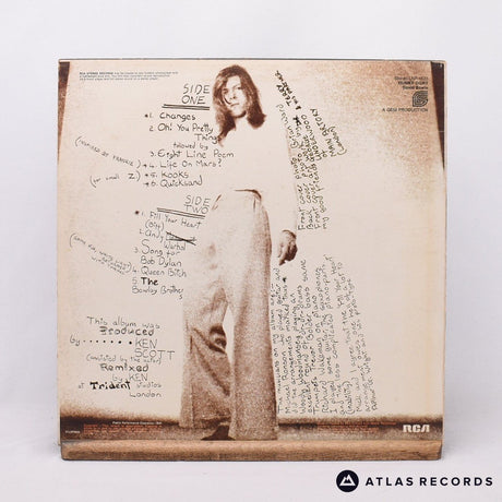 David Bowie - Hunky Dory - Dynaflex Reissue DT XT LP Vinyl Record - VG+/VG