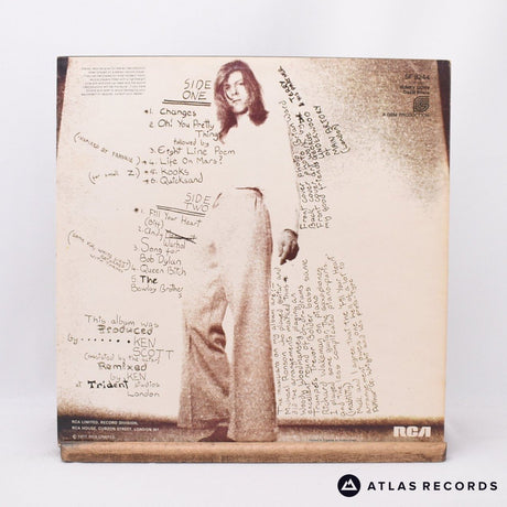 David Bowie - Hunky Dory - Insert Reissue Repress 47 48 LP Vinyl Record - VG+/EX