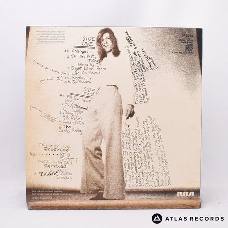 David Bowie - Hunky Dory - Repress Lyric Sheet 3T 3T LP Vinyl Record - VG+/VG