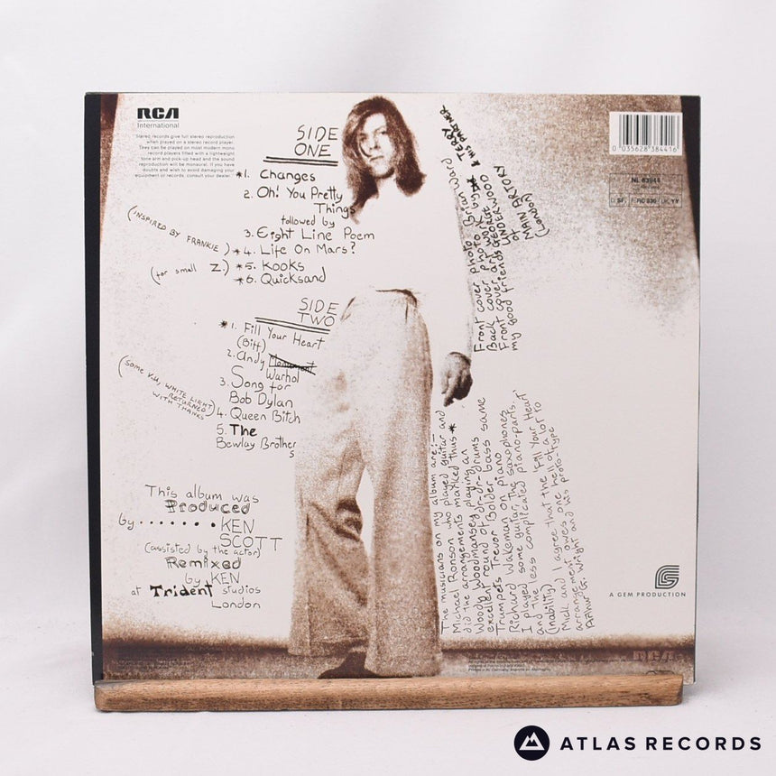 David Bowie - Hunky Dory - Reissue LP Vinyl Record - EX/EX