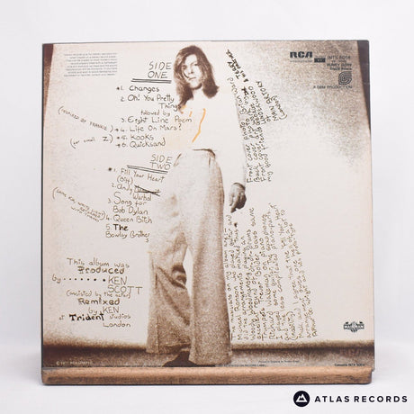 David Bowie - Hunky Dory - Reissue A-3 B-2 LP Vinyl Record - EX/EX