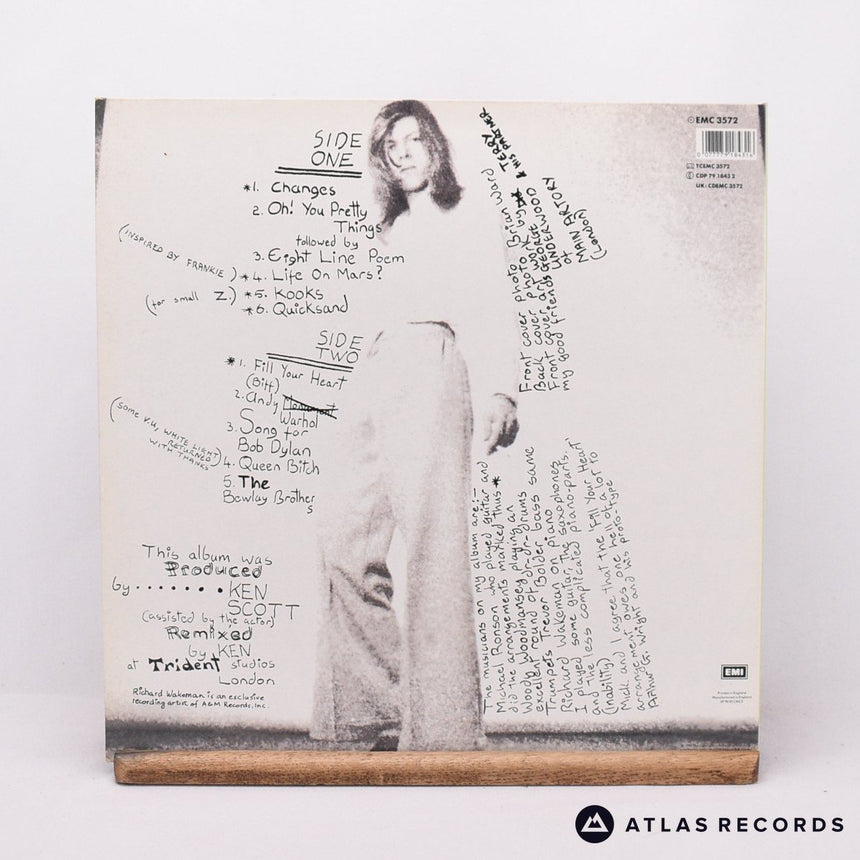 David Bowie - Hunky Dory - Reissue A-1 B-3 LP Vinyl Record - EX/EX