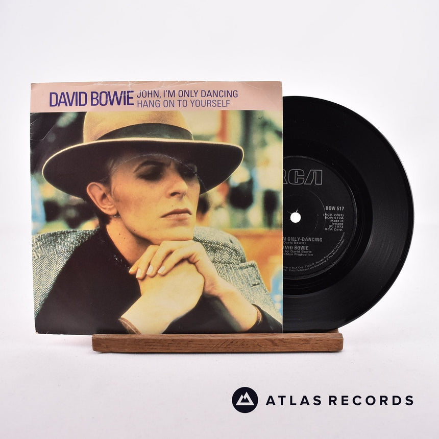 David Bowie John, I'm Only Dancing 7" Vinyl Record - Front Cover & Record