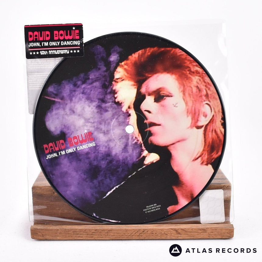 David Bowie John, I'm Only Dancing 7" Vinyl Record - Front Cover & Record