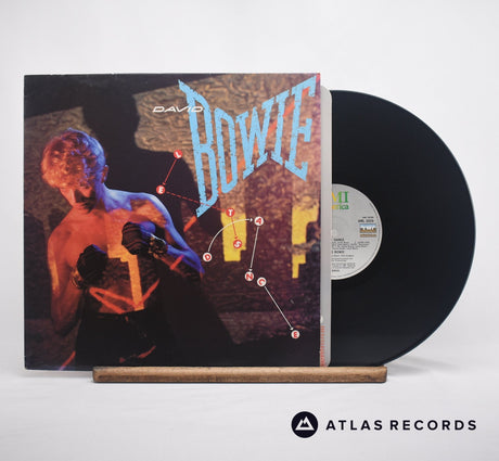 David Bowie Let's Dance LP Vinyl Record - Front Cover & Record