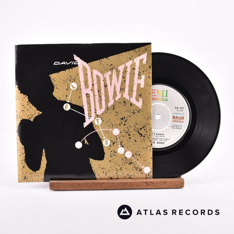 David Bowie Let's Dance 7" Vinyl Record - Front Cover & Record
