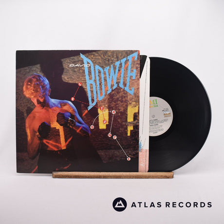 David Bowie Let's Dance LP Vinyl Record - Front Cover & Record