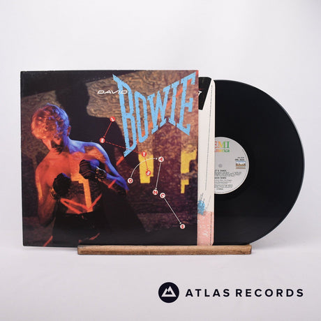 David Bowie Let's Dance LP Vinyl Record - Front Cover & Record