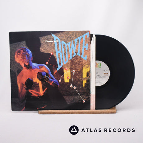 David Bowie Let's Dance LP Vinyl Record - Front Cover & Record