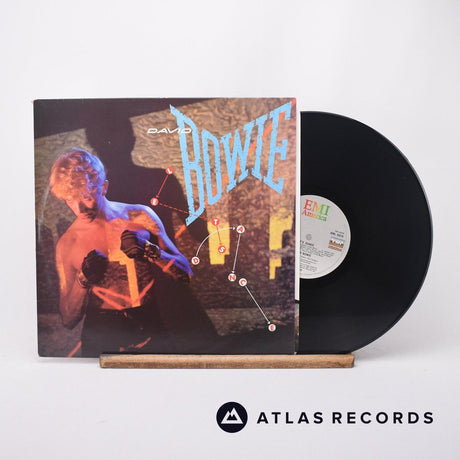 David Bowie Let's Dance LP Vinyl Record - Front Cover & Record