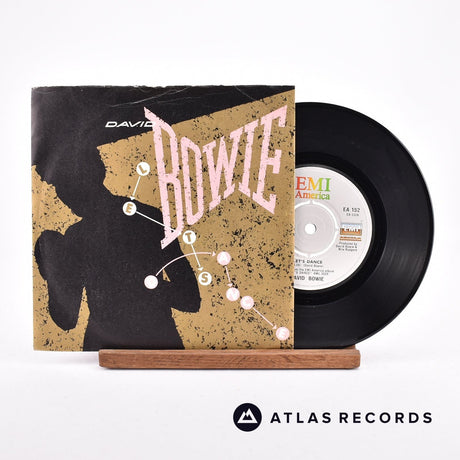 David Bowie Let's Dance 7" Vinyl Record - Front Cover & Record