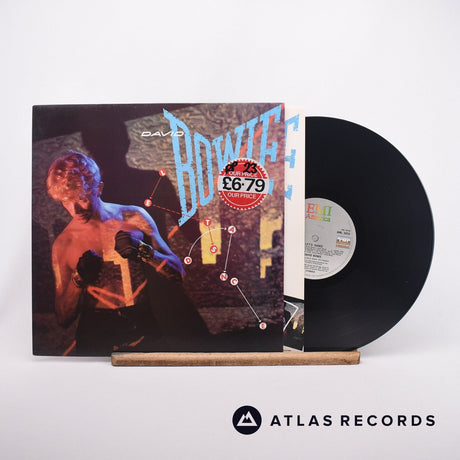 David Bowie Let's Dance LP Vinyl Record - Front Cover & Record