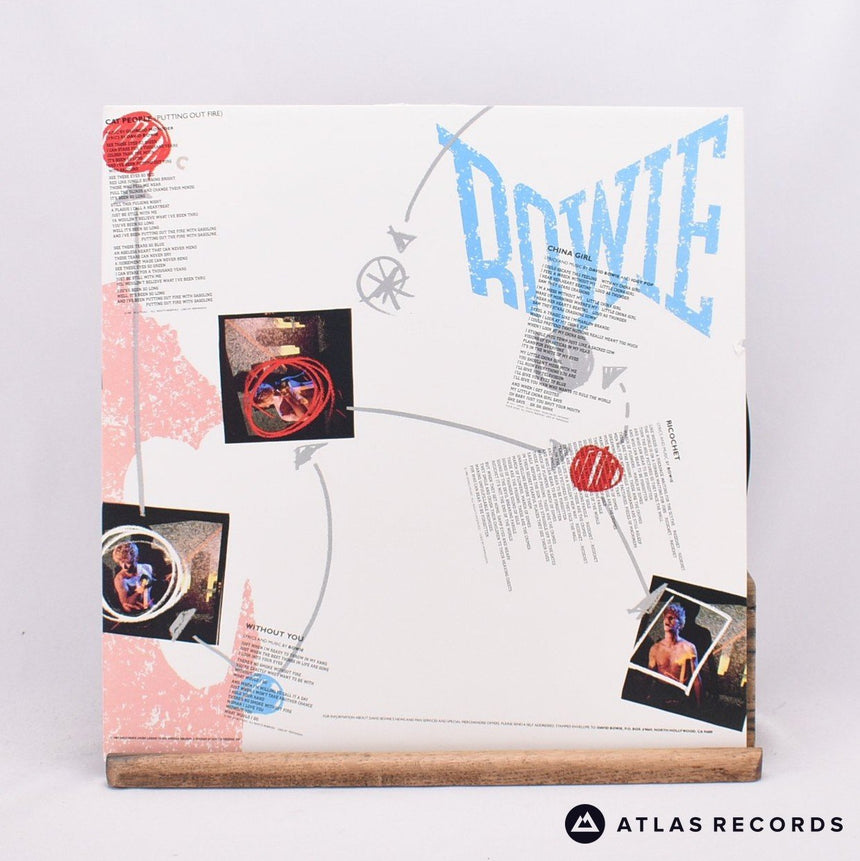 David Bowie - Let's Dance - A-2 B-1 LP Vinyl Record - EX/EX