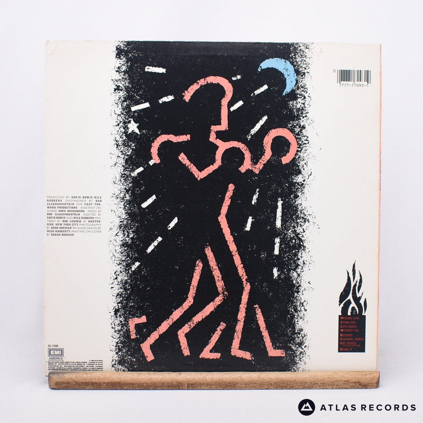 David Bowie - Let's Dance - Us Z-6#3 LP Vinyl Record - EX/EX