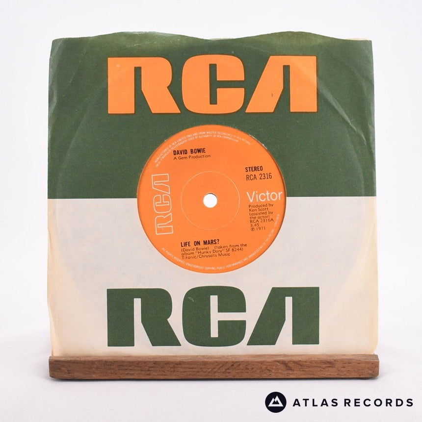 David Bowie Life On Mars 7" Vinyl Record - In Sleeve