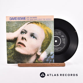 David Bowie Life On Mars 7" Vinyl Record - Front Cover & Record