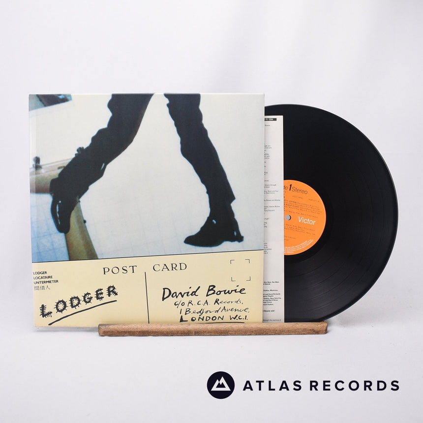David Bowie Lodger LP Vinyl Record - Front Cover & Record