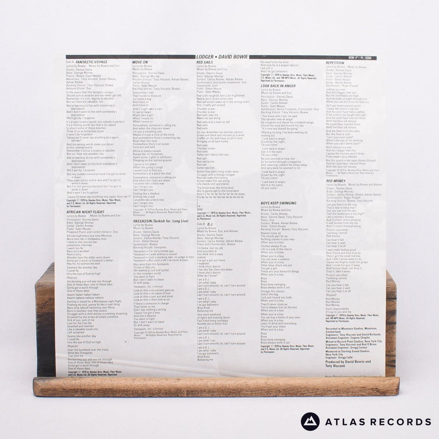 David Bowie - Lodger - First Uk Press A-1 B-2 LP Vinyl Record - EX/EX