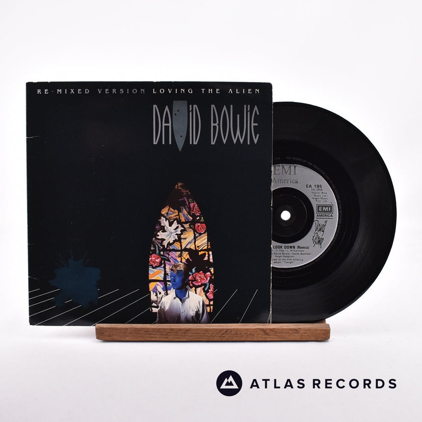 David Bowie Loving The Alien 7" Vinyl Record - Front Cover & Record