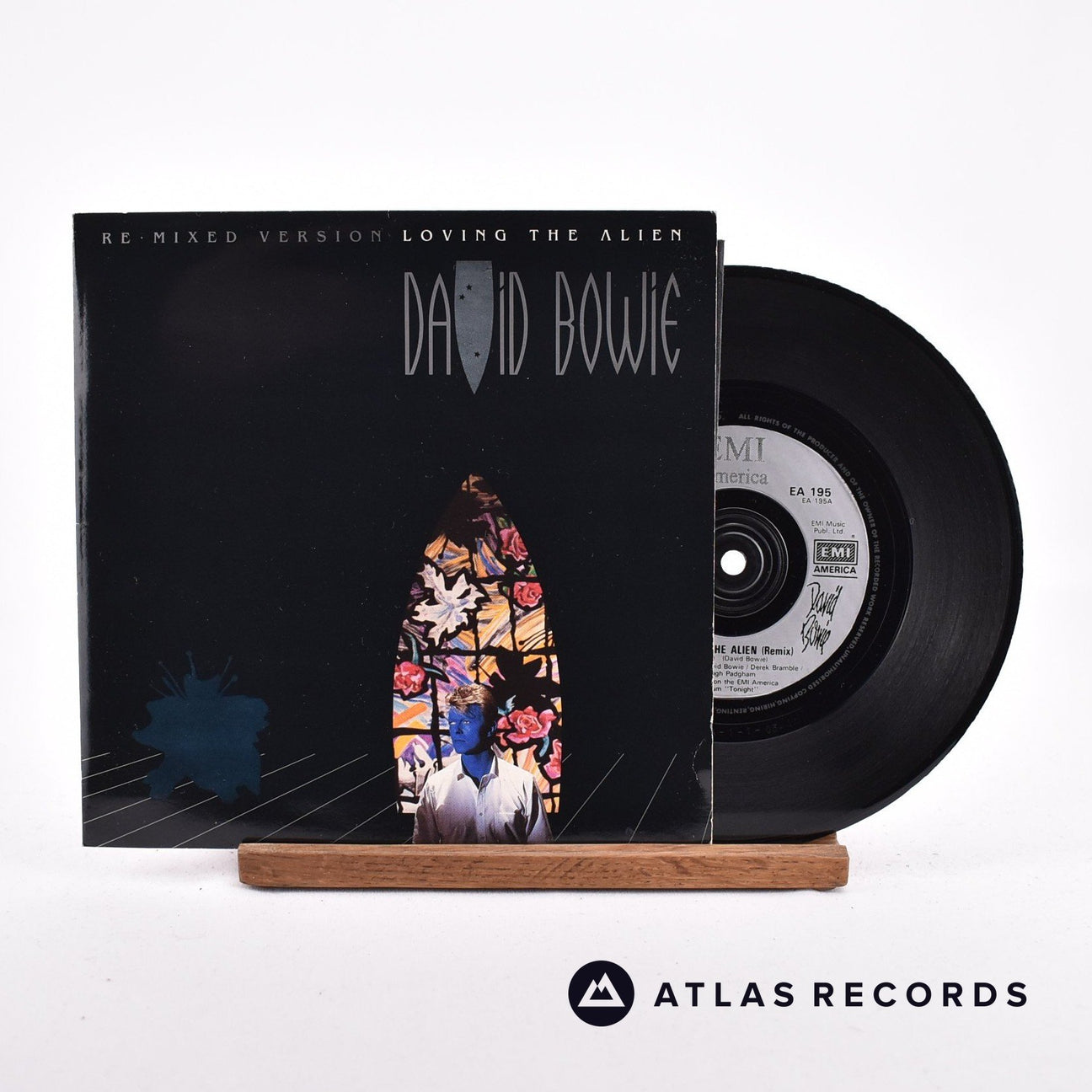 David Bowie Loving The Alien 7" Vinyl Record - Front Cover & Record