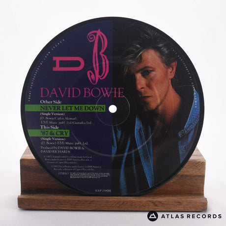 David Bowie - Never Let Me Down - Picture Disc 7" Vinyl Record - VG+