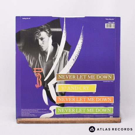 David Bowie - Never Let Me Down - 12" Vinyl Record - EX/EX