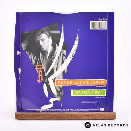 David Bowie - Never Let Me Down - 7" Vinyl Record - EX/EX