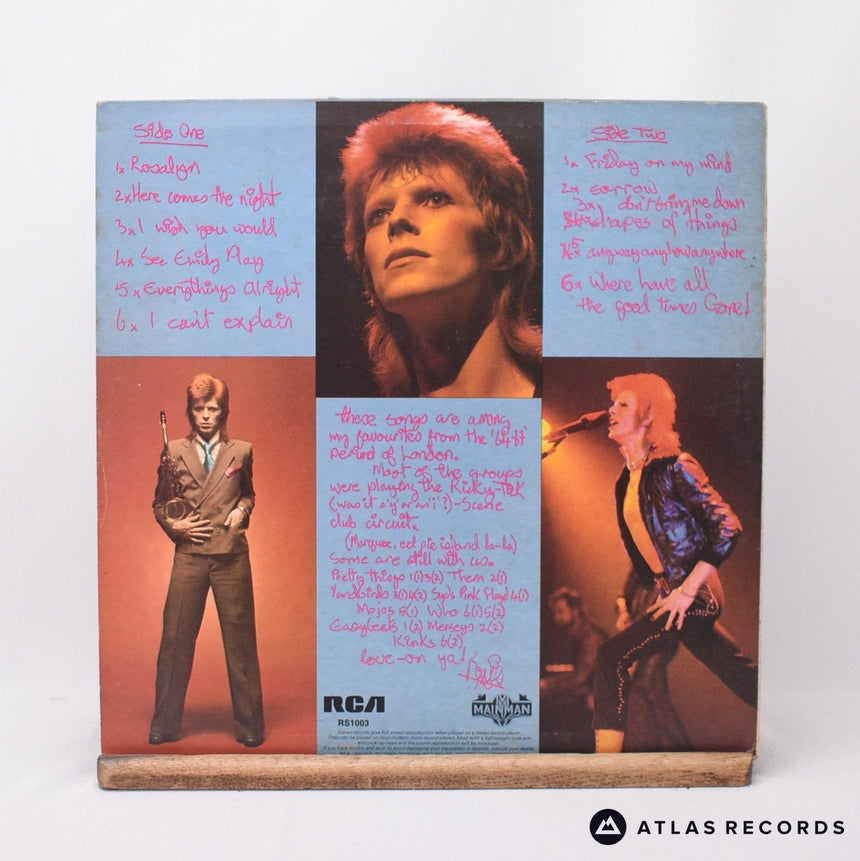 David Bowie - Pinups - Insert LP Vinyl Record - VG/EX