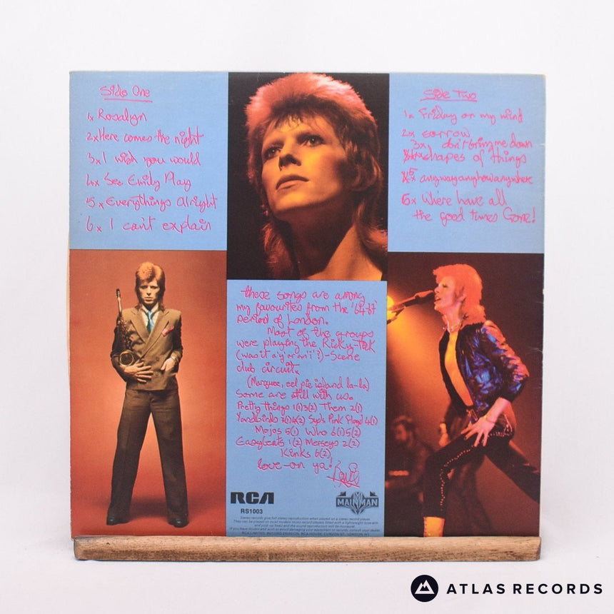 David Bowie - Pinups - Insert LP Vinyl Record - EX/VG+