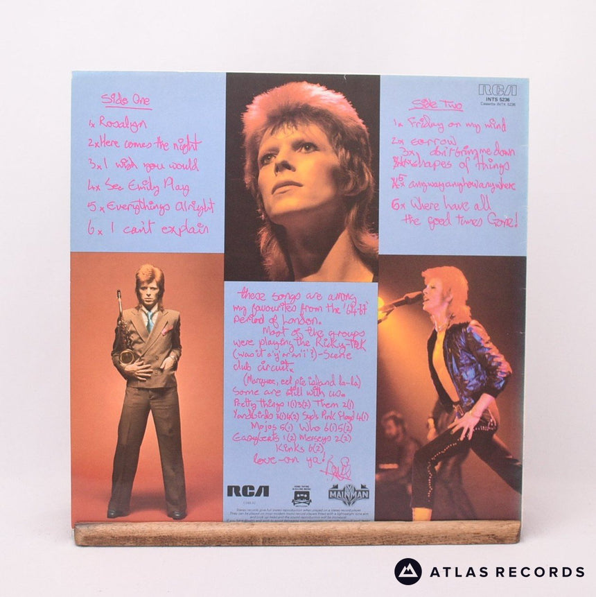 David Bowie - Pinups - Reissue LP Vinyl Record - EX/EX