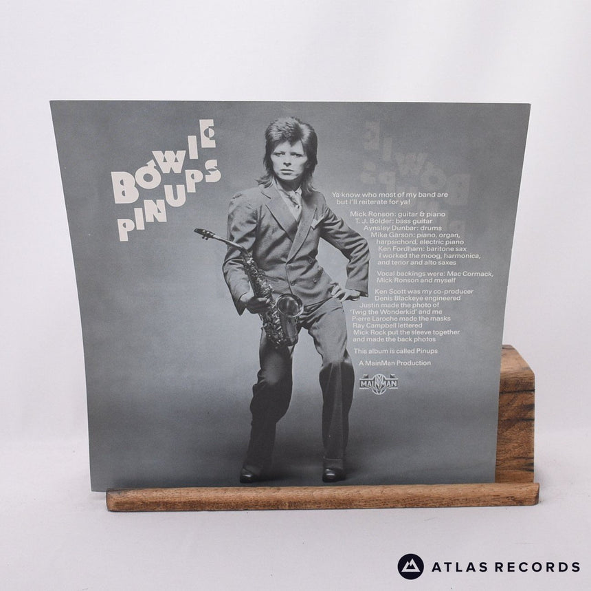 David Bowie - Pinups - Insert A-2E B-1T LP Vinyl Record - VG+/EX