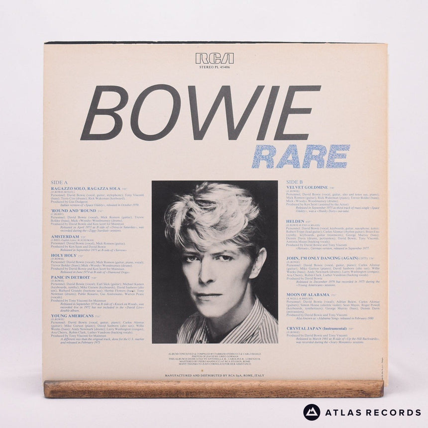 David Bowie - Rare - LP Vinyl Record - EX/VG+