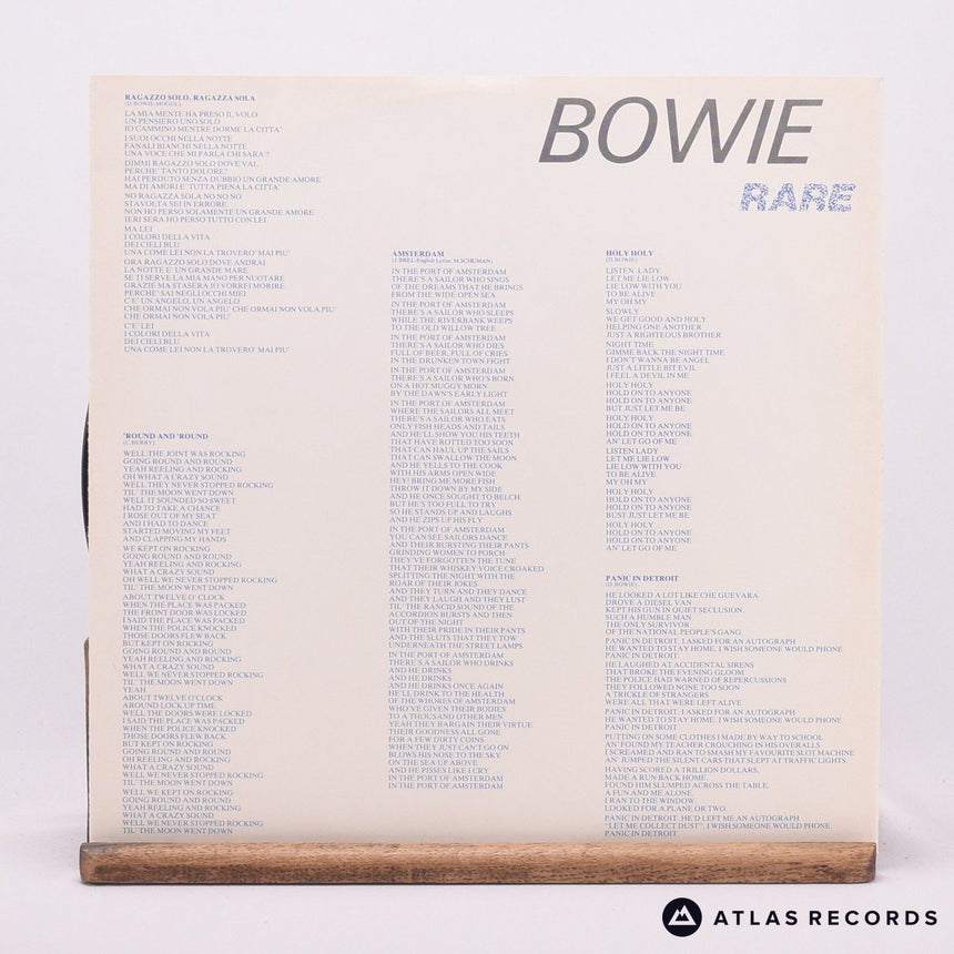 David Bowie - Rare - LP Vinyl Record - EX/VG+