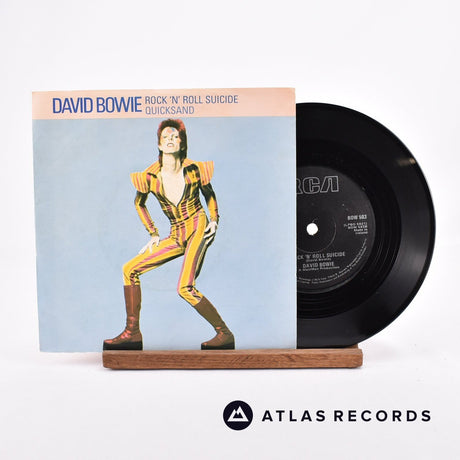 David Bowie Rock 'N' Roll Suicide 7" Vinyl Record - Front Cover & Record