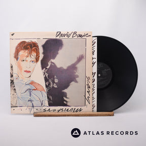 David Bowie Scary Monsters LP Vinyl Record - Front Cover & Record