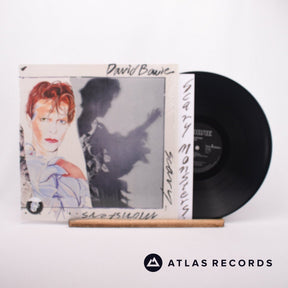 David Bowie Scary Monsters LP Vinyl Record - Front Cover & Record
