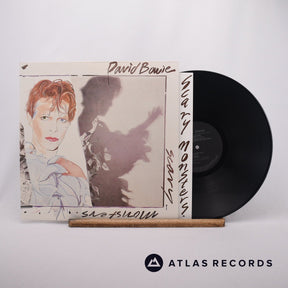 David Bowie Scary Monsters LP Vinyl Record - Front Cover & Record